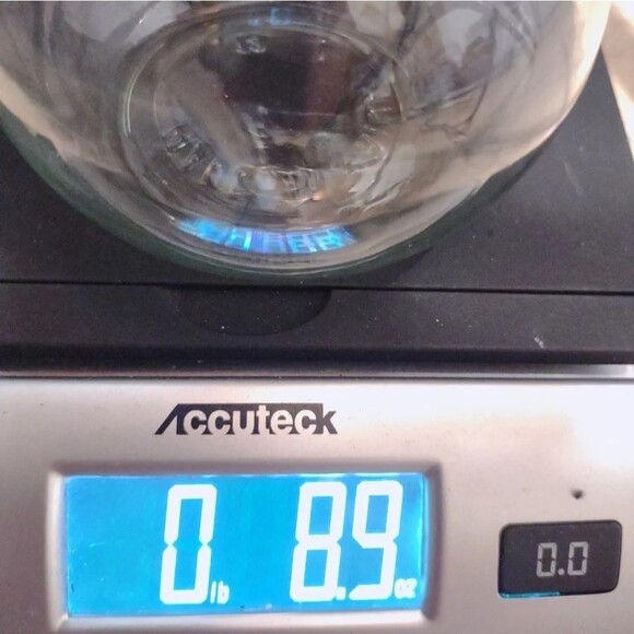 Vintage Vase Thick Glass bulb round - Picture 6 of 9